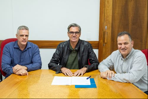 Rogério Cunha, José Fernando Bello e Marcio Jung