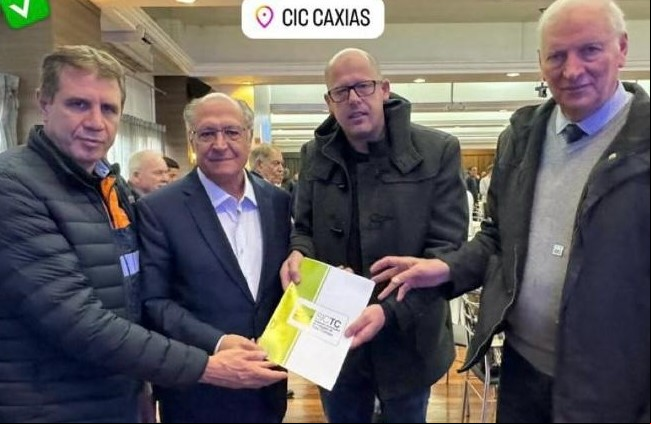 Calçadistas entregaram ofício ao vice-presidente da República, Geraldo Alckmin
