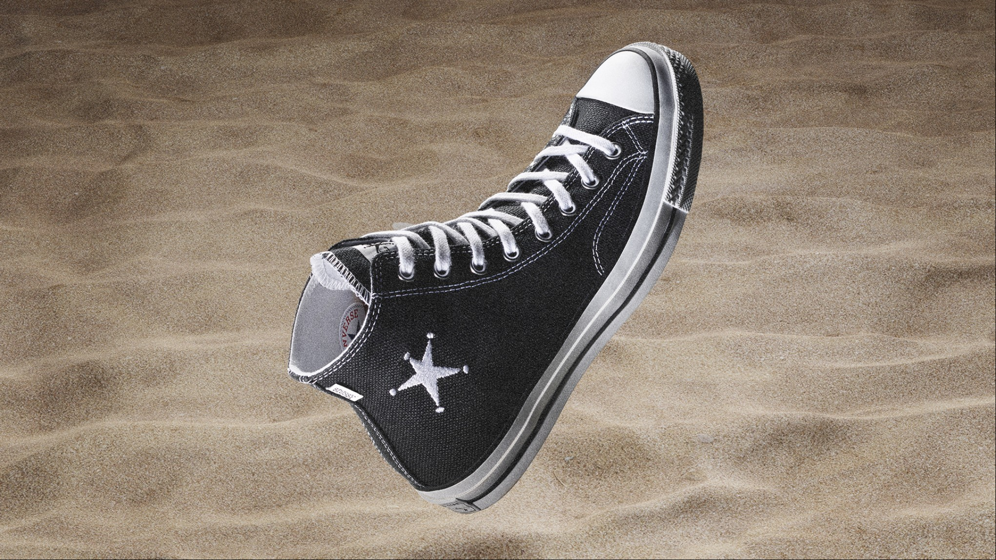 Converse Chuck 70 é reimaginado em lona de cânhamo preta