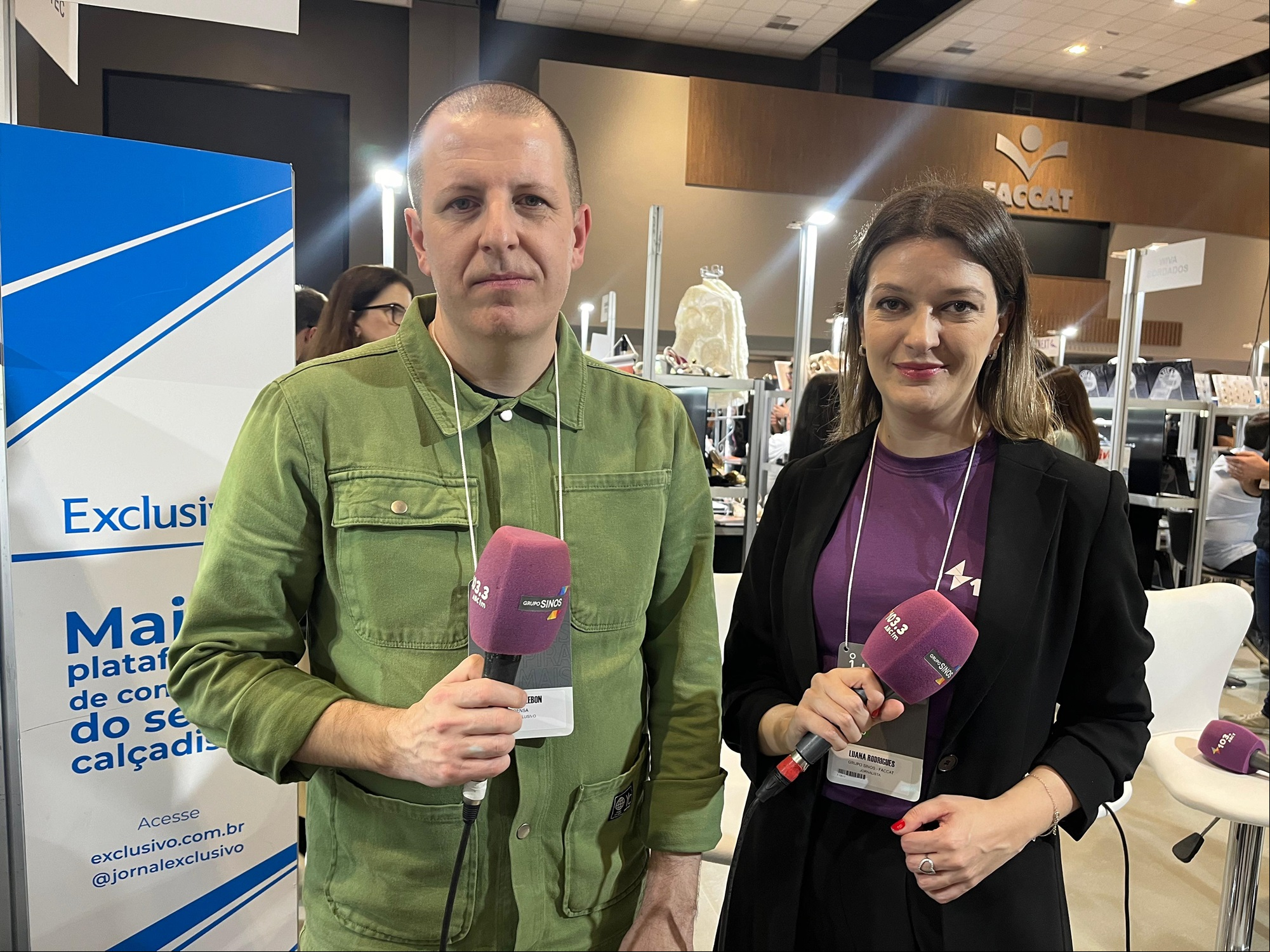 Michel Pozzebon e Luana Rodrigues